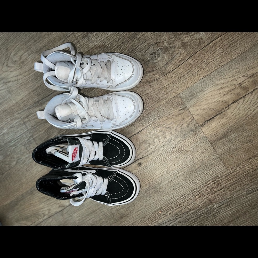 Boys hightop bundle Vans & Nike